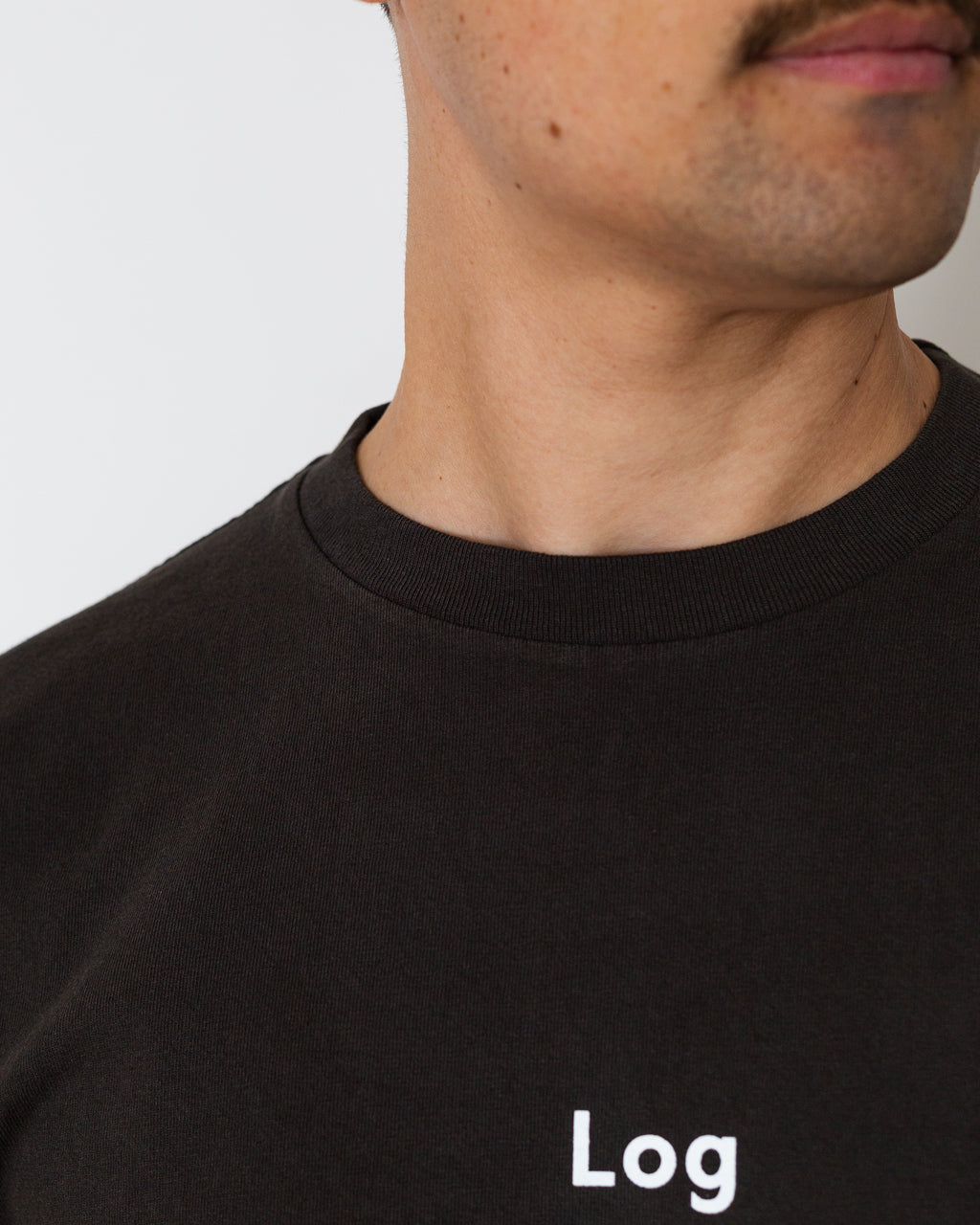 Log Off Tee - Deep Brown