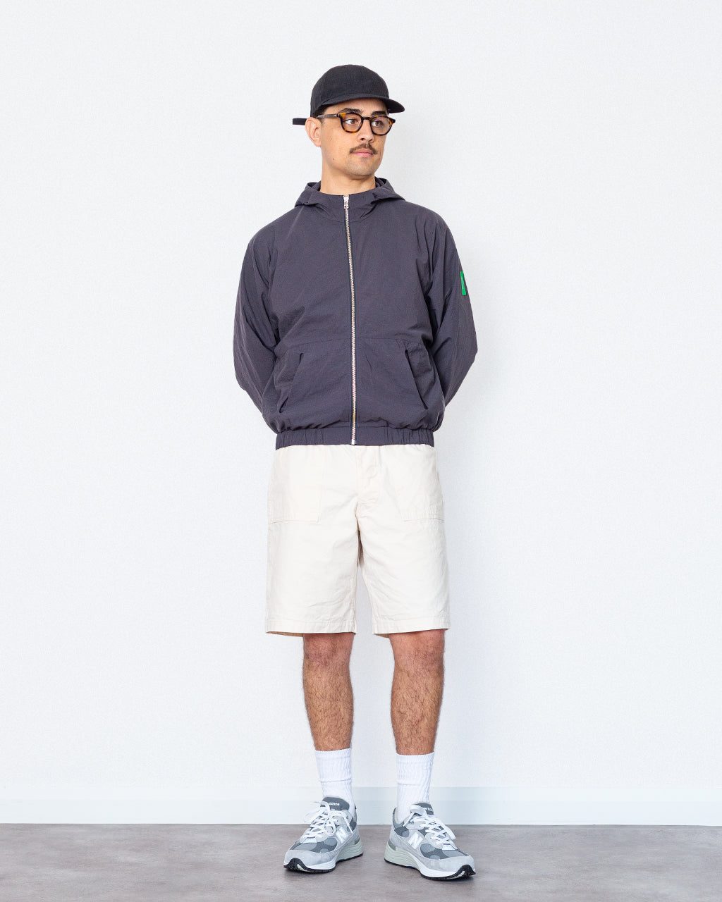 Taslan Nylon Jacket - Shale