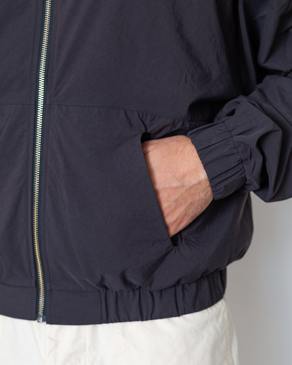 Taslan Nylon Jacket - Shale