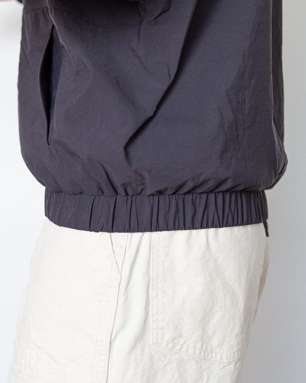 Taslan Nylon Jacket - Shale