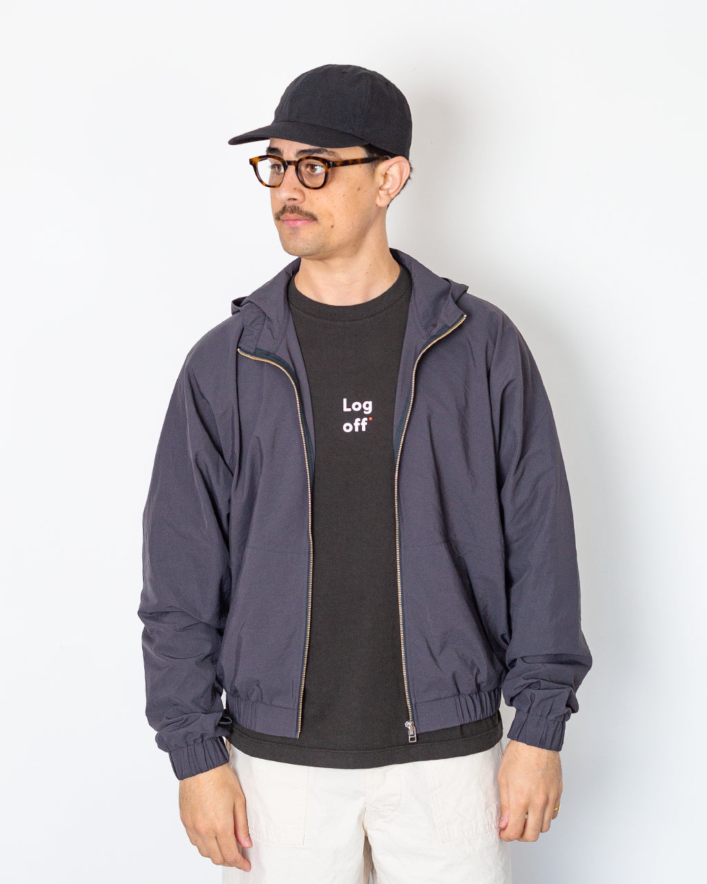 Taslan Nylon Jacket - Shale