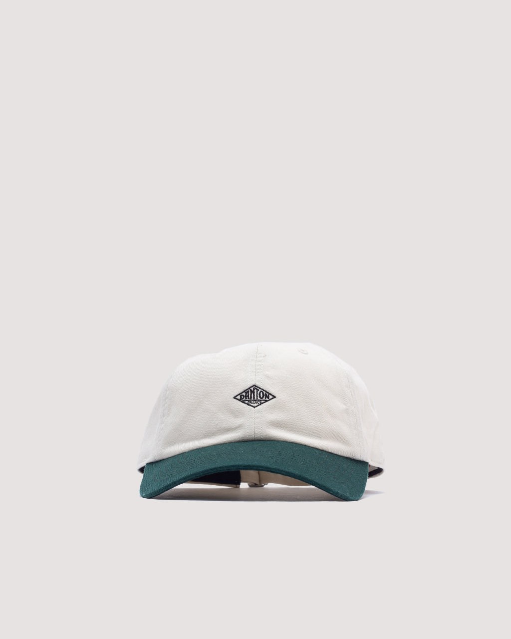 6 Panel 2 Tone Cap - Ecru/Green