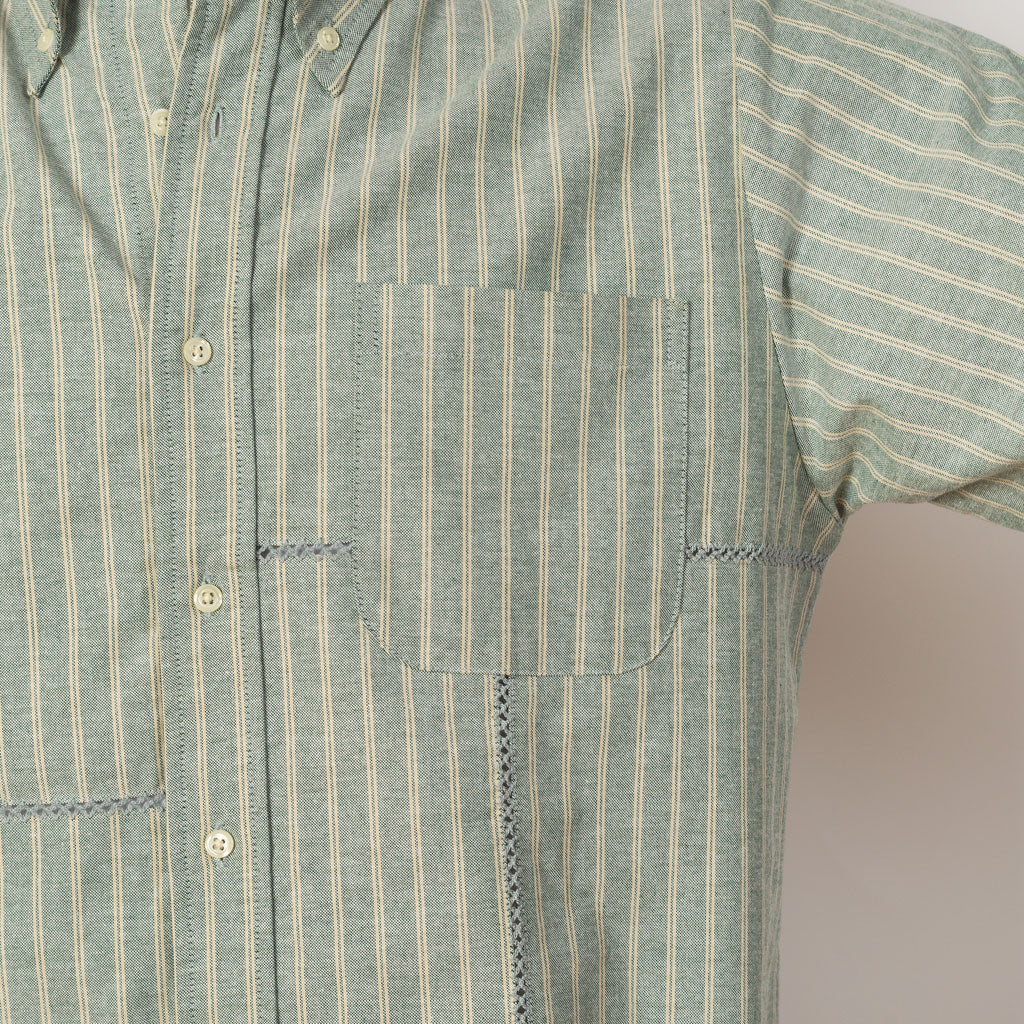 Brooks Brothers Patchwork Oxford Shirt - Green