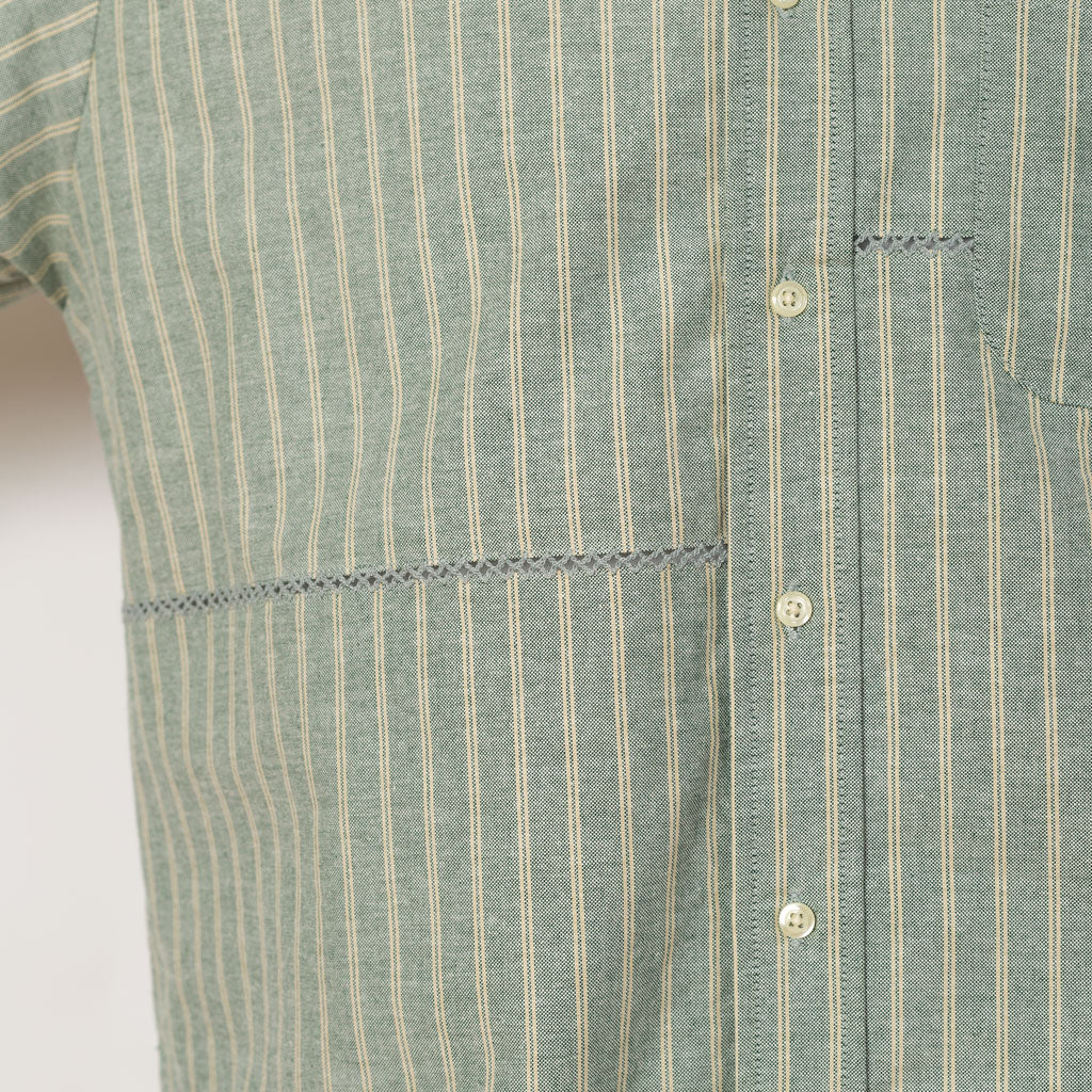 Brooks Brothers Patchwork Oxford Shirt - Green
