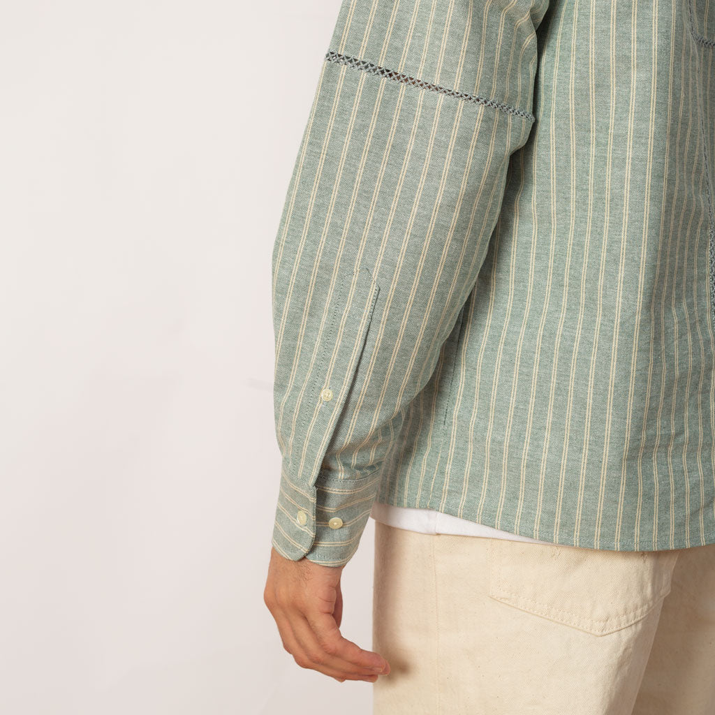 Brooks Brothers Patchwork Oxford Shirt - Green