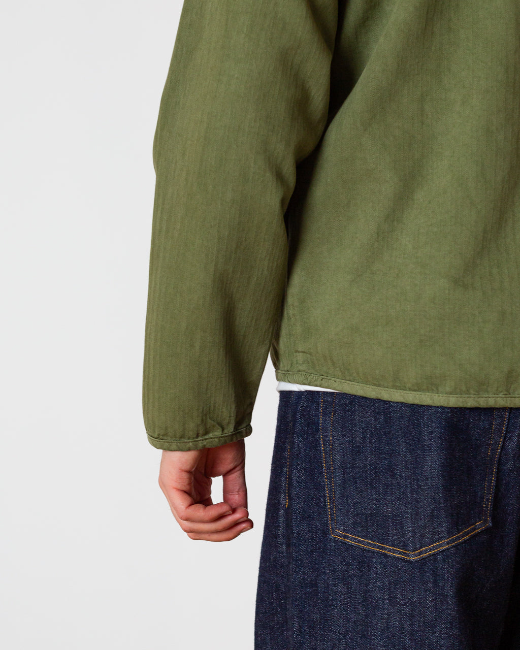 HBT Zip Liner Jacket - Light Olive