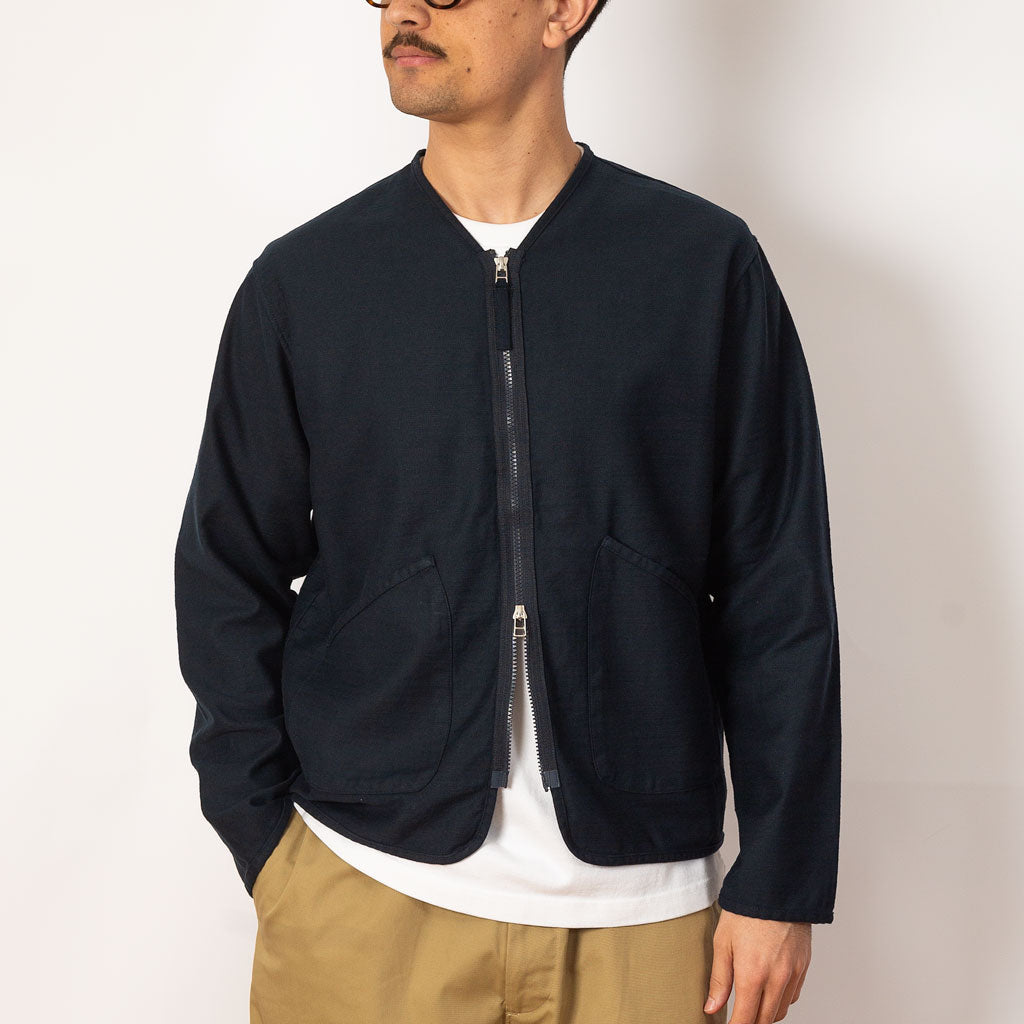 Zip Liner Jacket - Navy