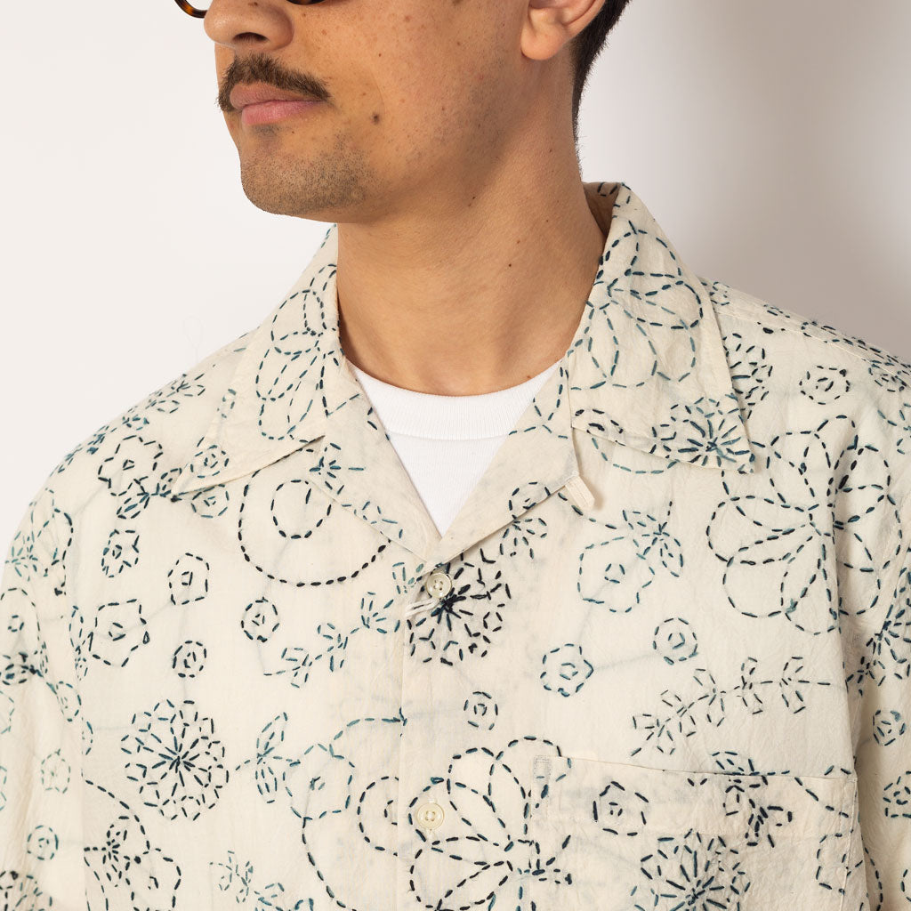 Camp Shirt - Ecru/Charcoal