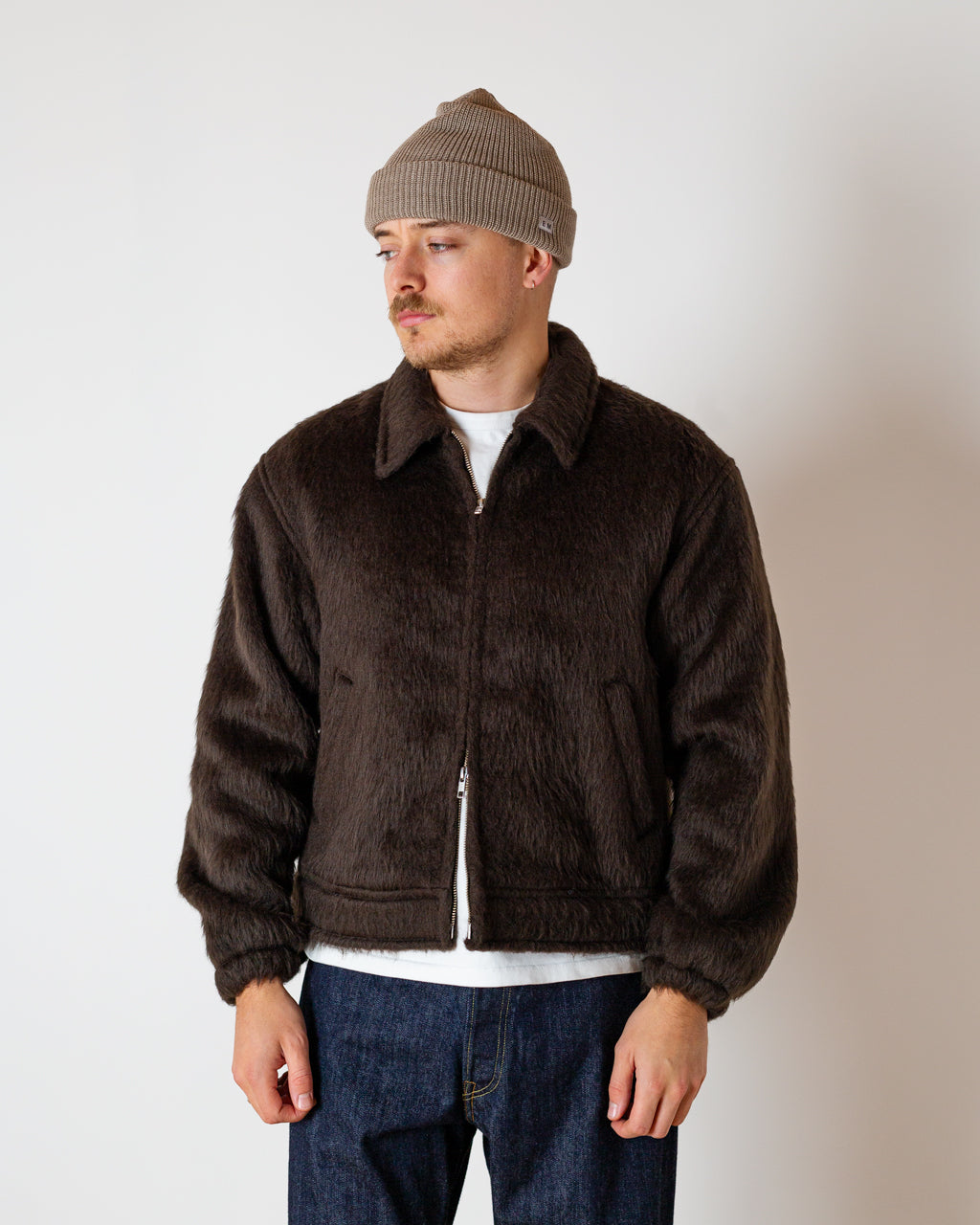 Shaggy Blouson - Brown