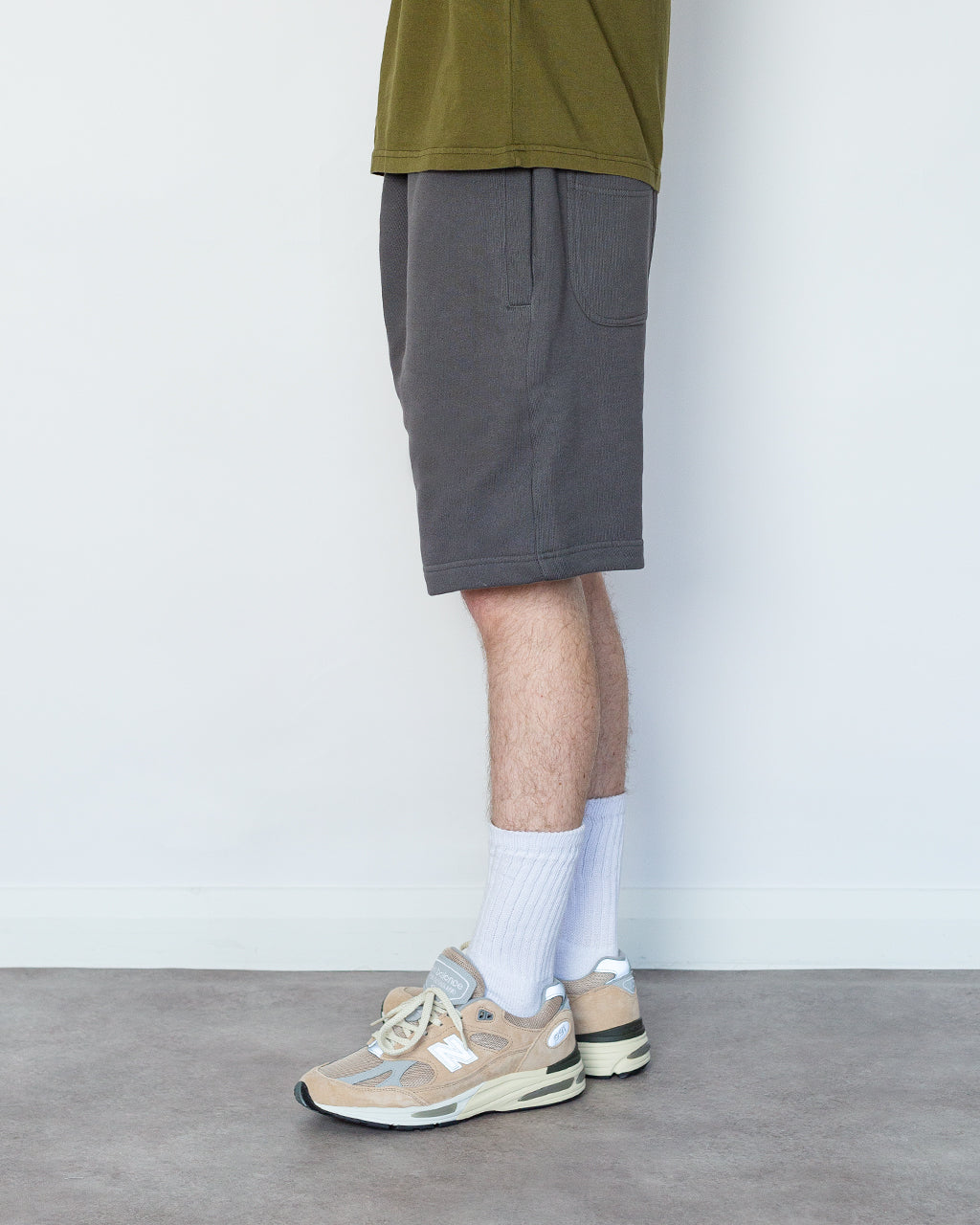 Loopback Shorts - Washed Black