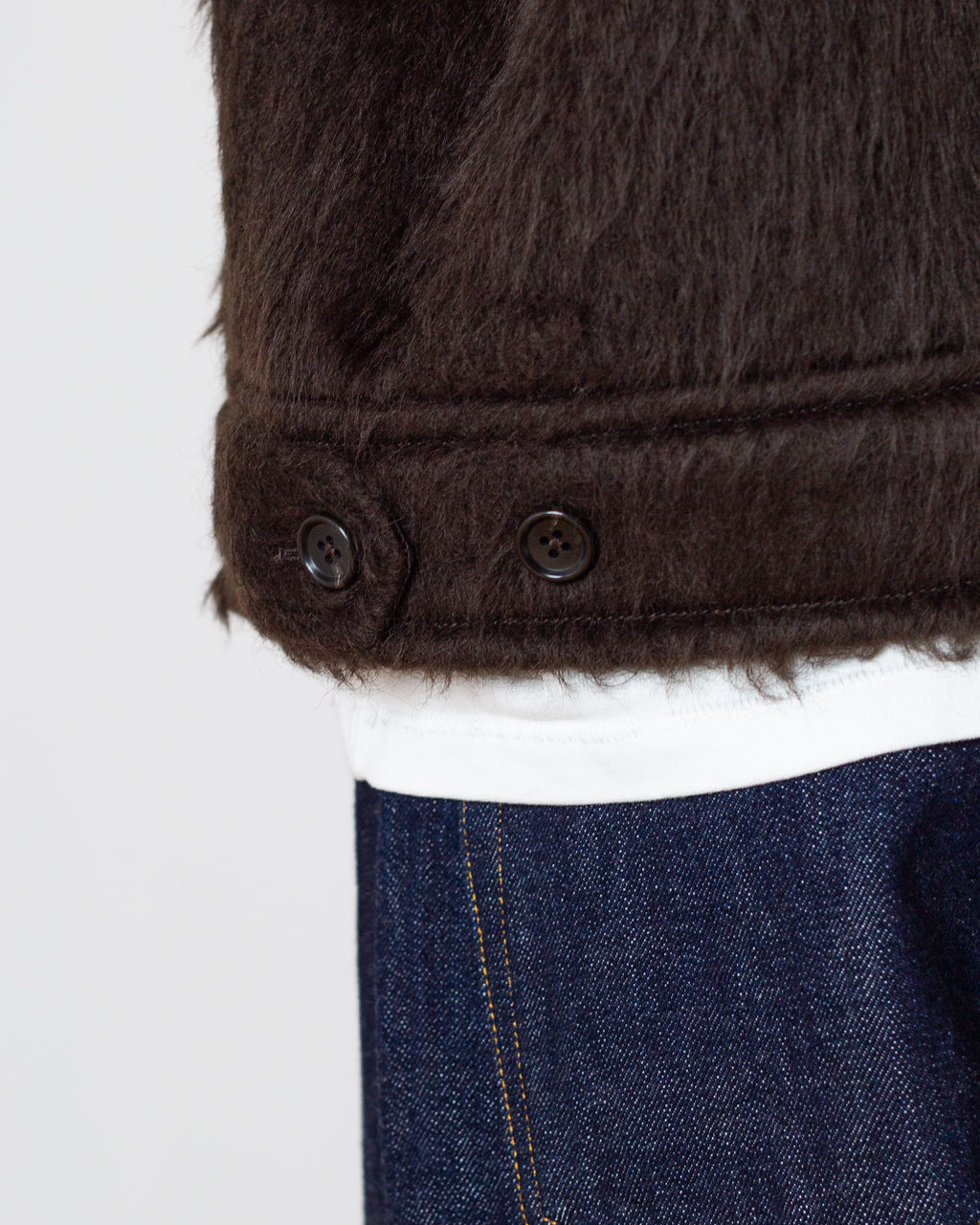 Shaggy Blouson - Brown
