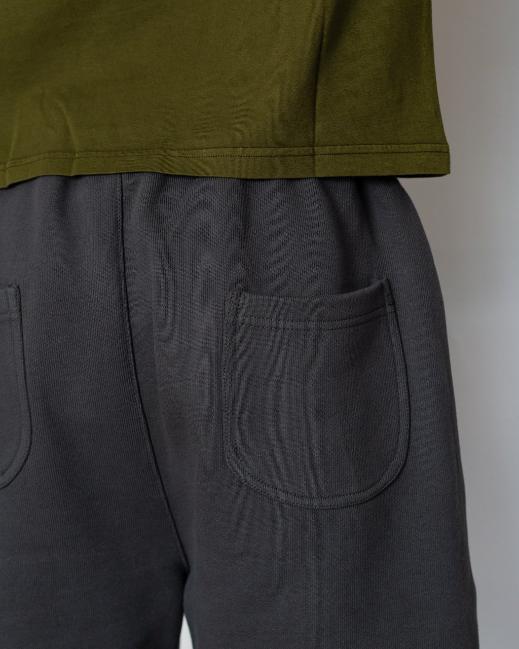 Loopback Shorts - Washed Black