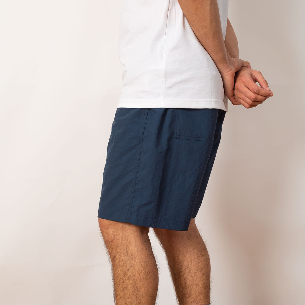 Nylon Loose Short - Navy