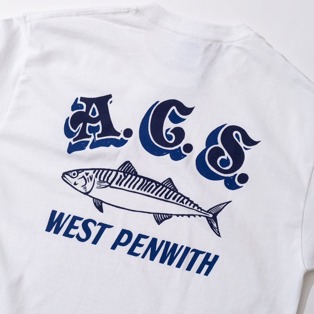 Mackerel Tee - White