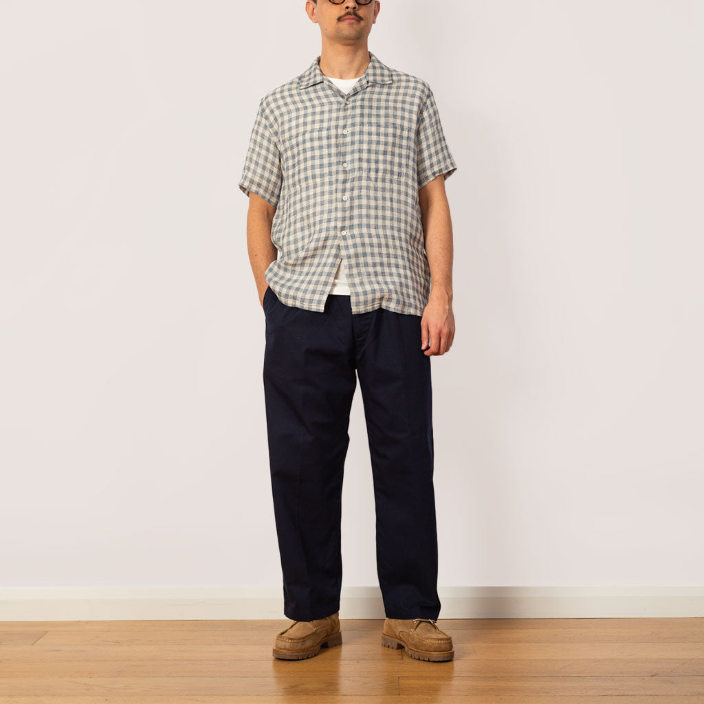 Easy Straight Pants - Navy