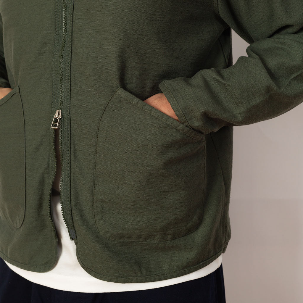Zip Liner Jacket - Olive