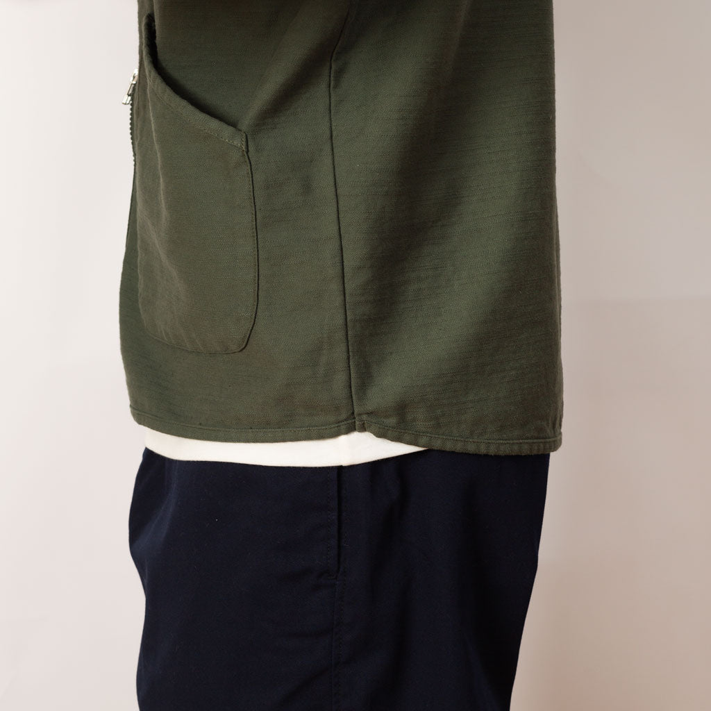 Zip Liner Jacket - Olive
