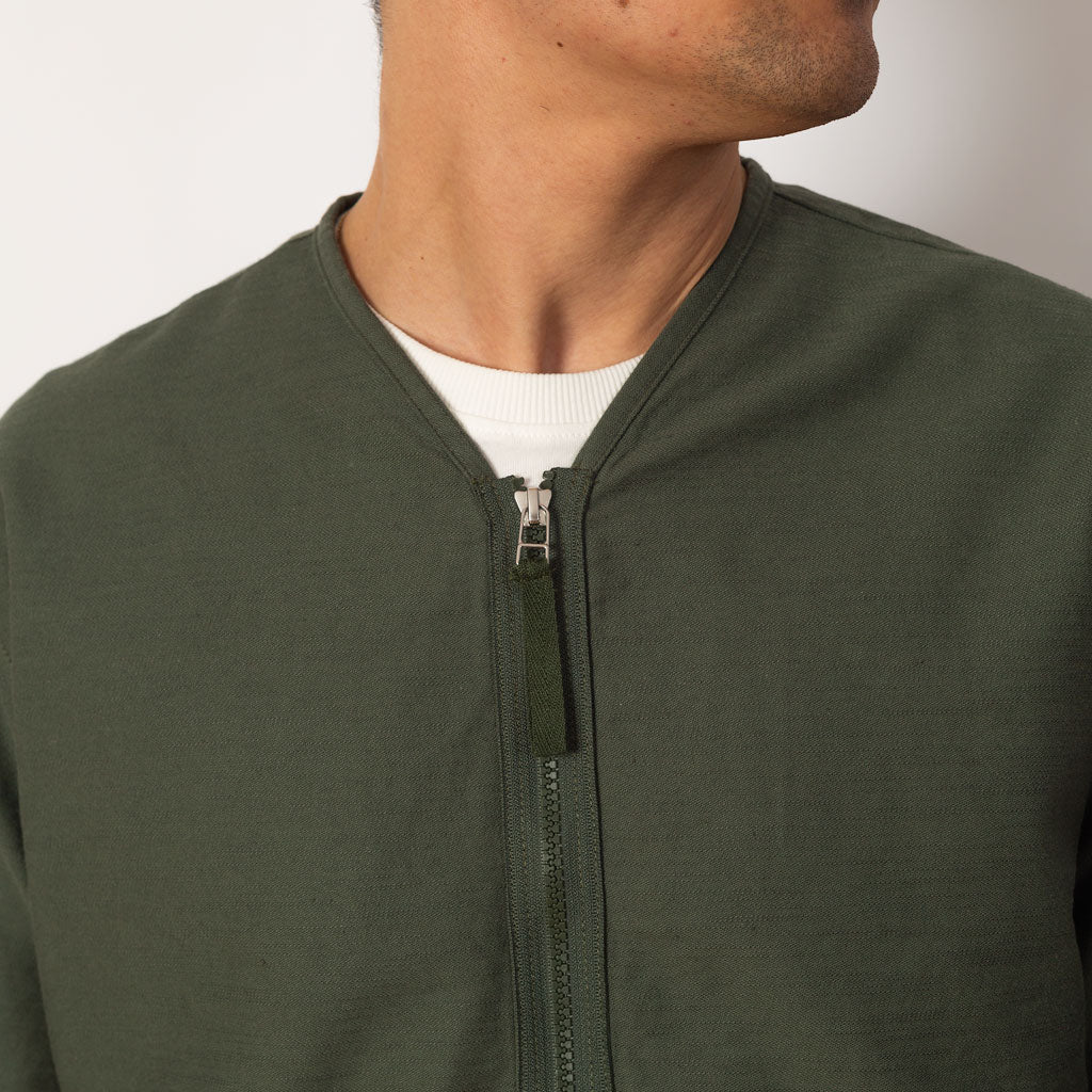 Zip Liner Jacket - Olive