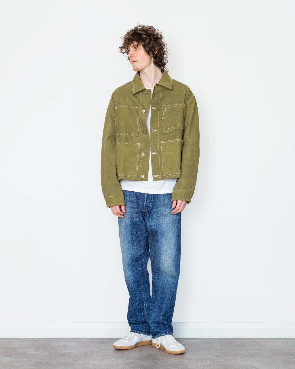 Post Jacket - Olive Wonky Wear