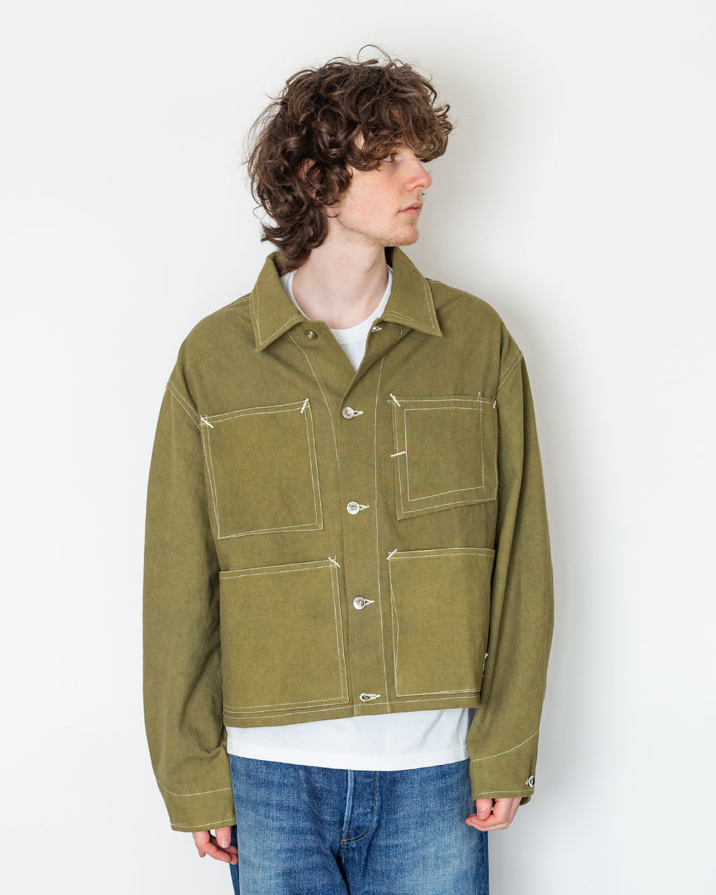 メンラックスstory mfg. AVO ジャケット　Sサイズ Post Jacket - Olive Wonky Wear | Story MFG | Peggs & son.