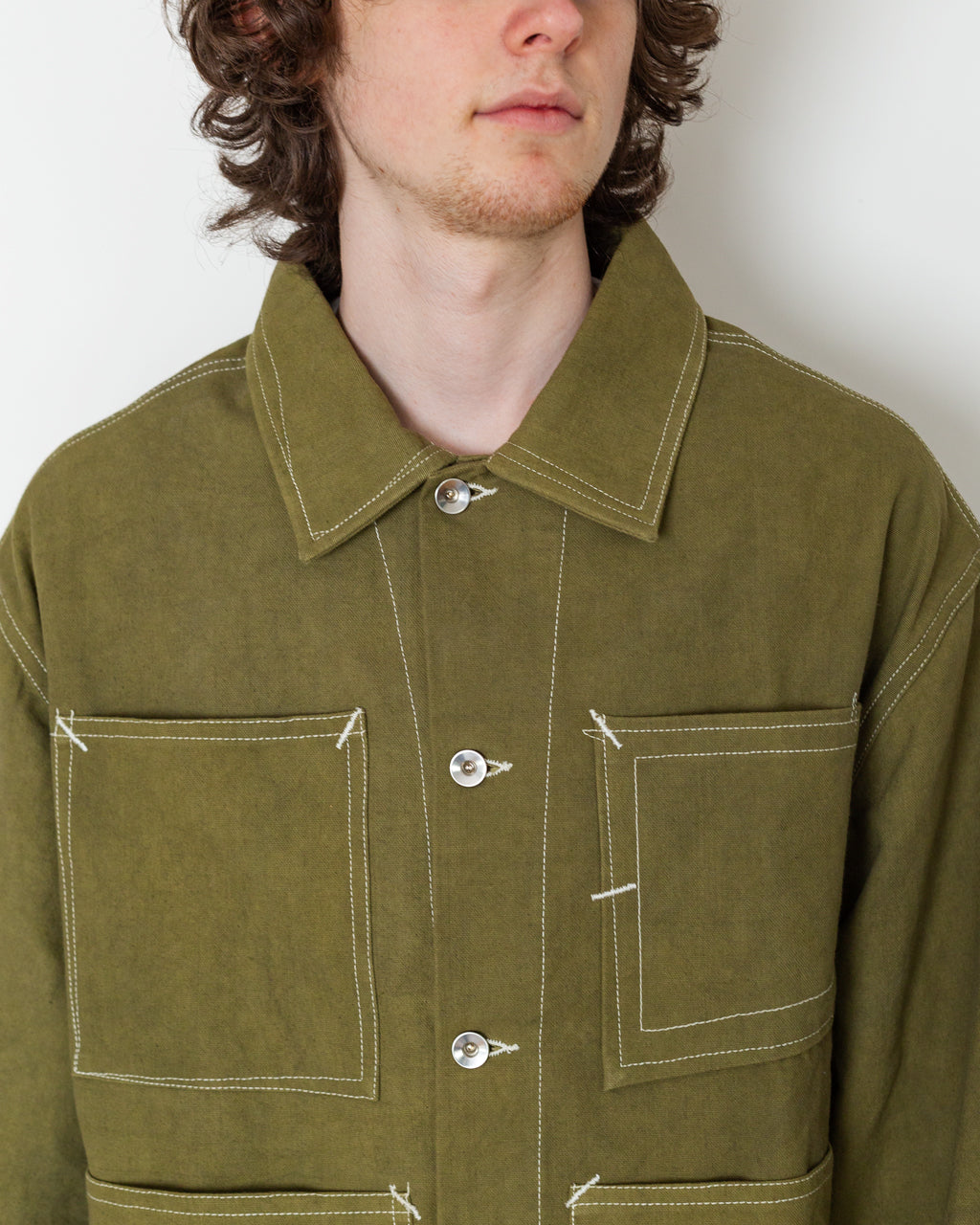 Post Jacket - Olive Wonky Wear