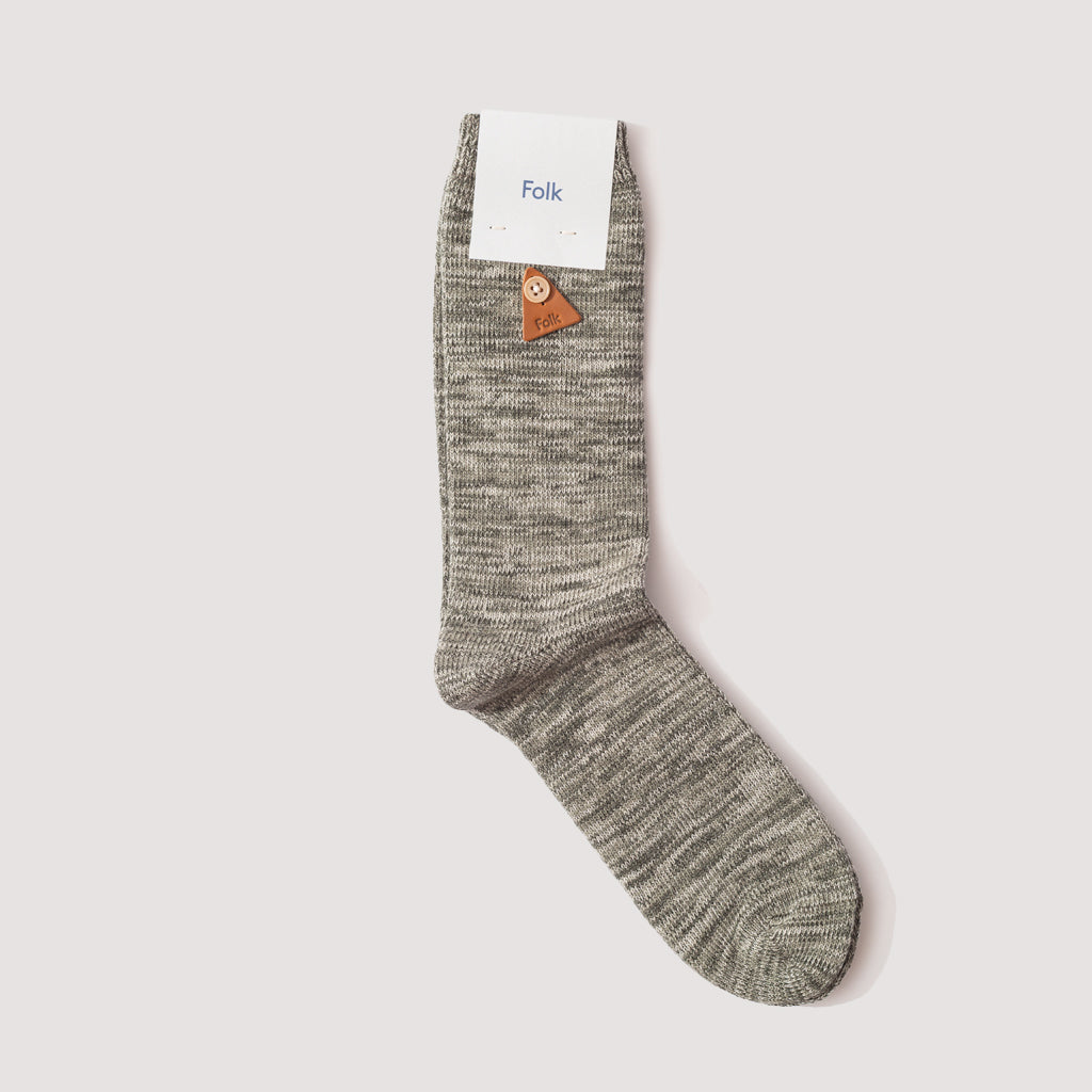 Melange Socks - Sage Mix