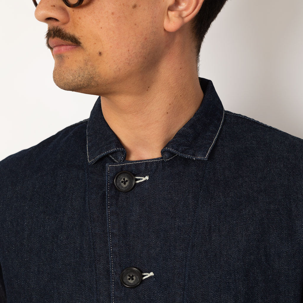 11.5oz Denim X 8oz Denim Ringoman Coverall - Indigo