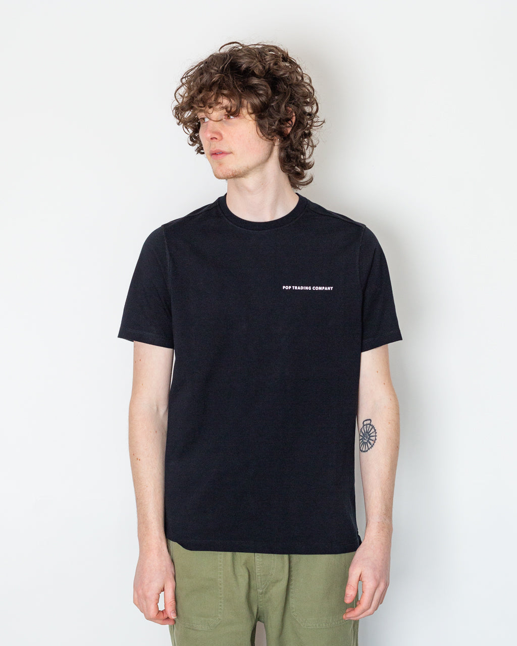 Pop Logo T-Shirt - Black