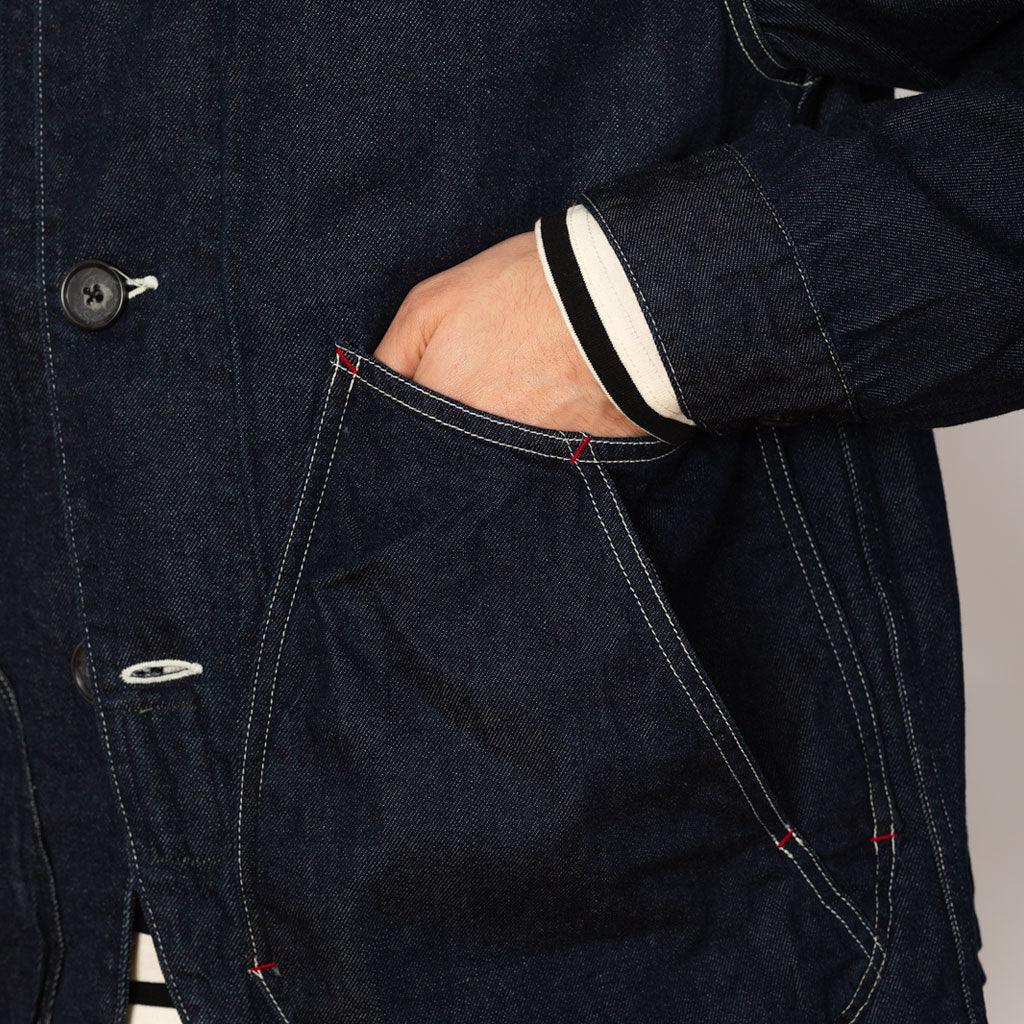 11.5oz Denim X 8oz Denim Ringoman Coverall - Indigo