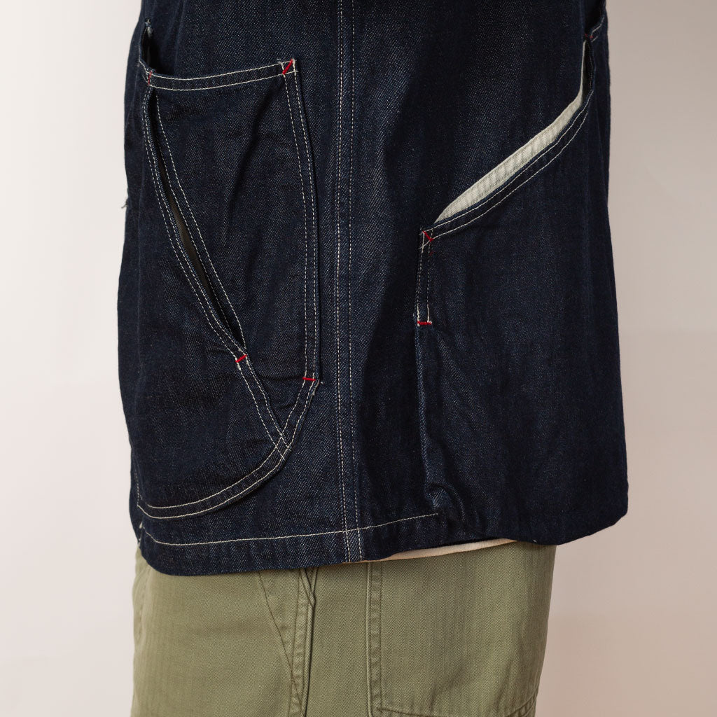 11.5oz Denim X 8oz Denim Ringoman Coverall - Indigo