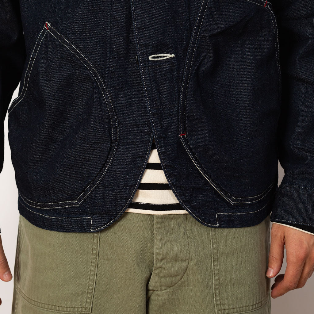 11.5oz Denim X 8oz Denim Ringoman Coverall - Indigo