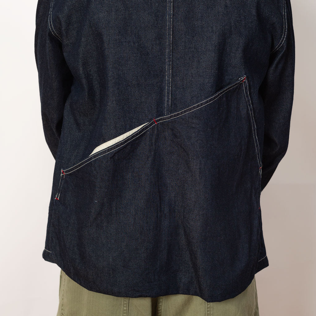 11.5oz Denim X 8oz Denim Ringoman Coverall - Indigo