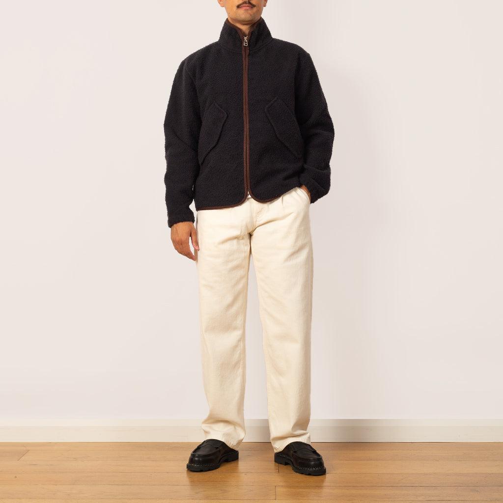 Another Fleece Jacket 1.0  - Navy Brown