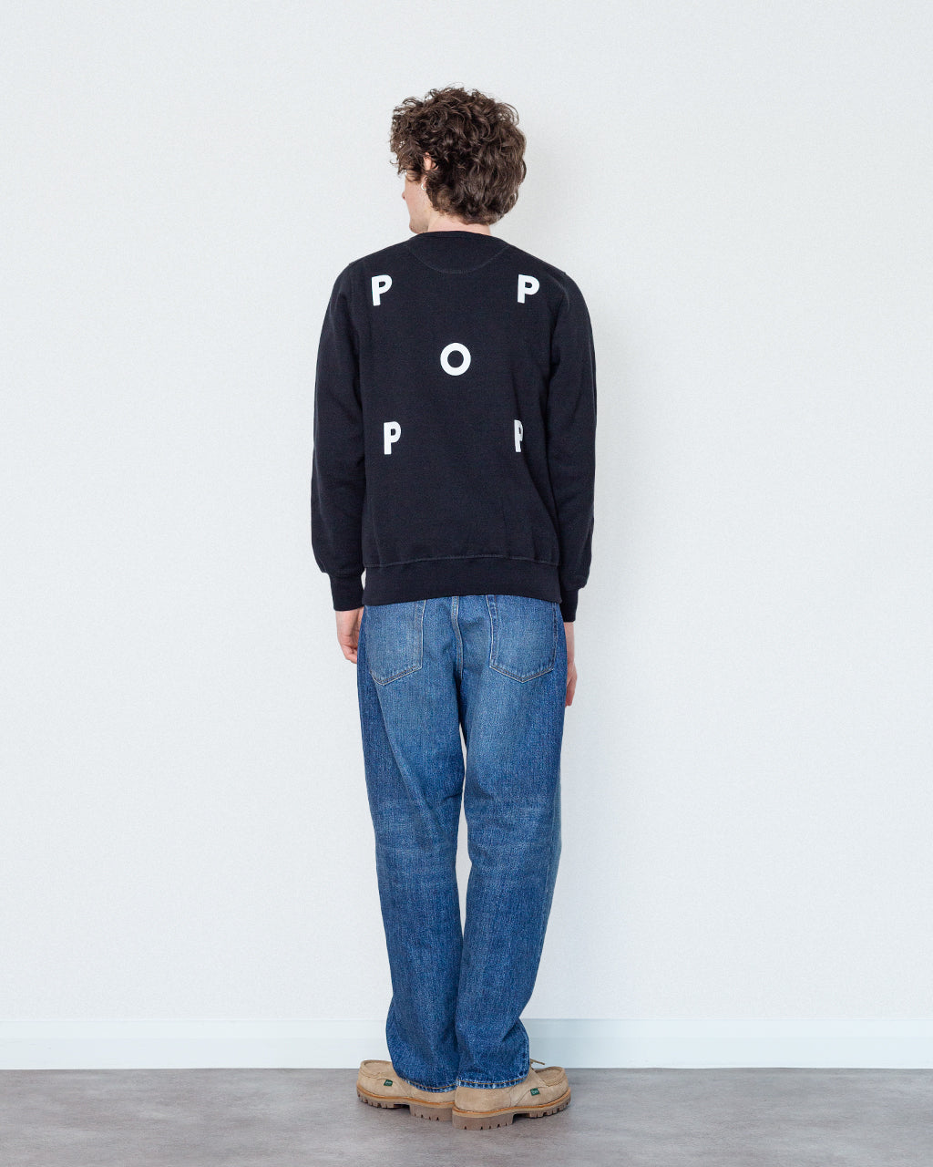 Pop Logo Crewneck Sweatshirt - Black| Pop Trading Company| Peggs