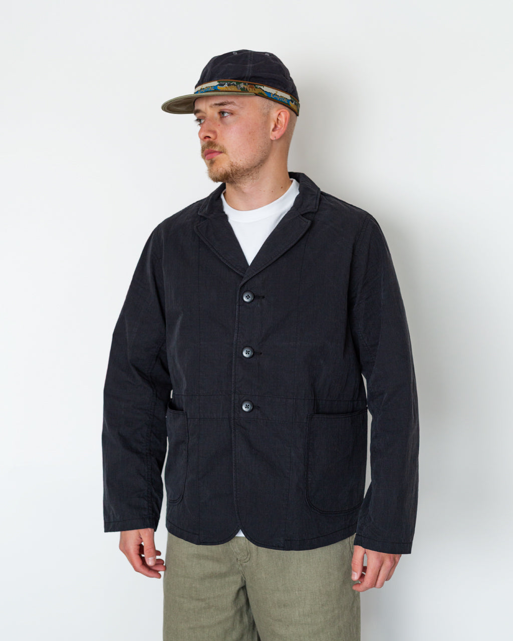 Ripstop Hospital Jacket - Black | Kapital | Peggs & son.