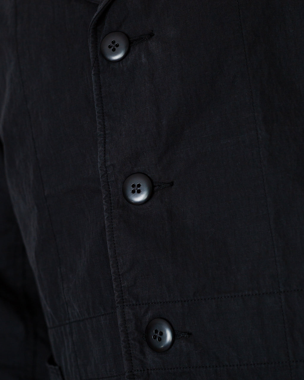 Ripstop Hospital Jacket - Black
