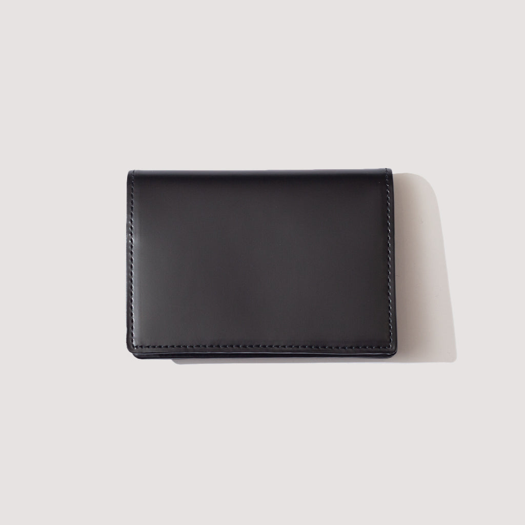 PS Leather Wallet Card Case - Black