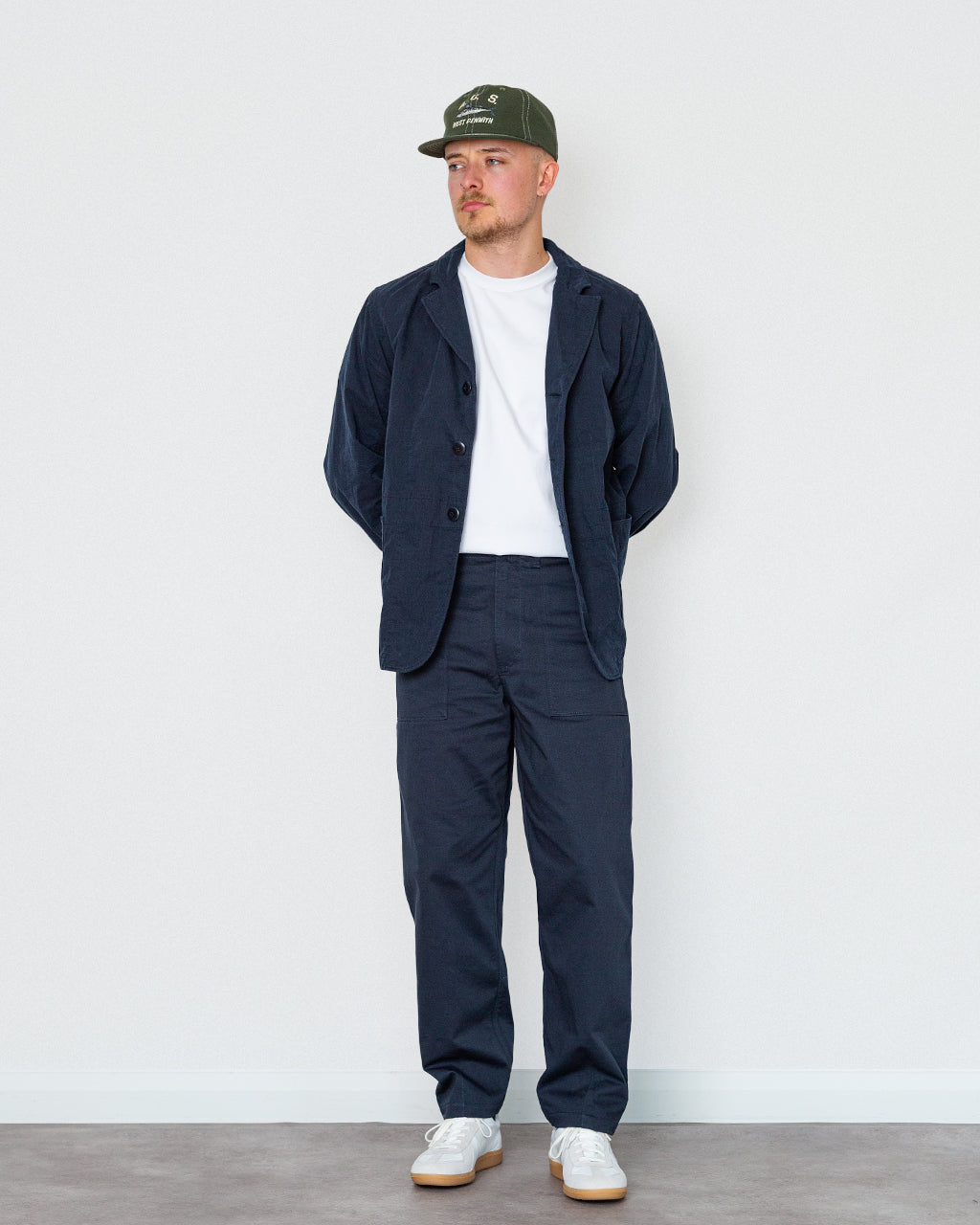Fatigue Pant - Navy | Universal Works | Peggs & son.