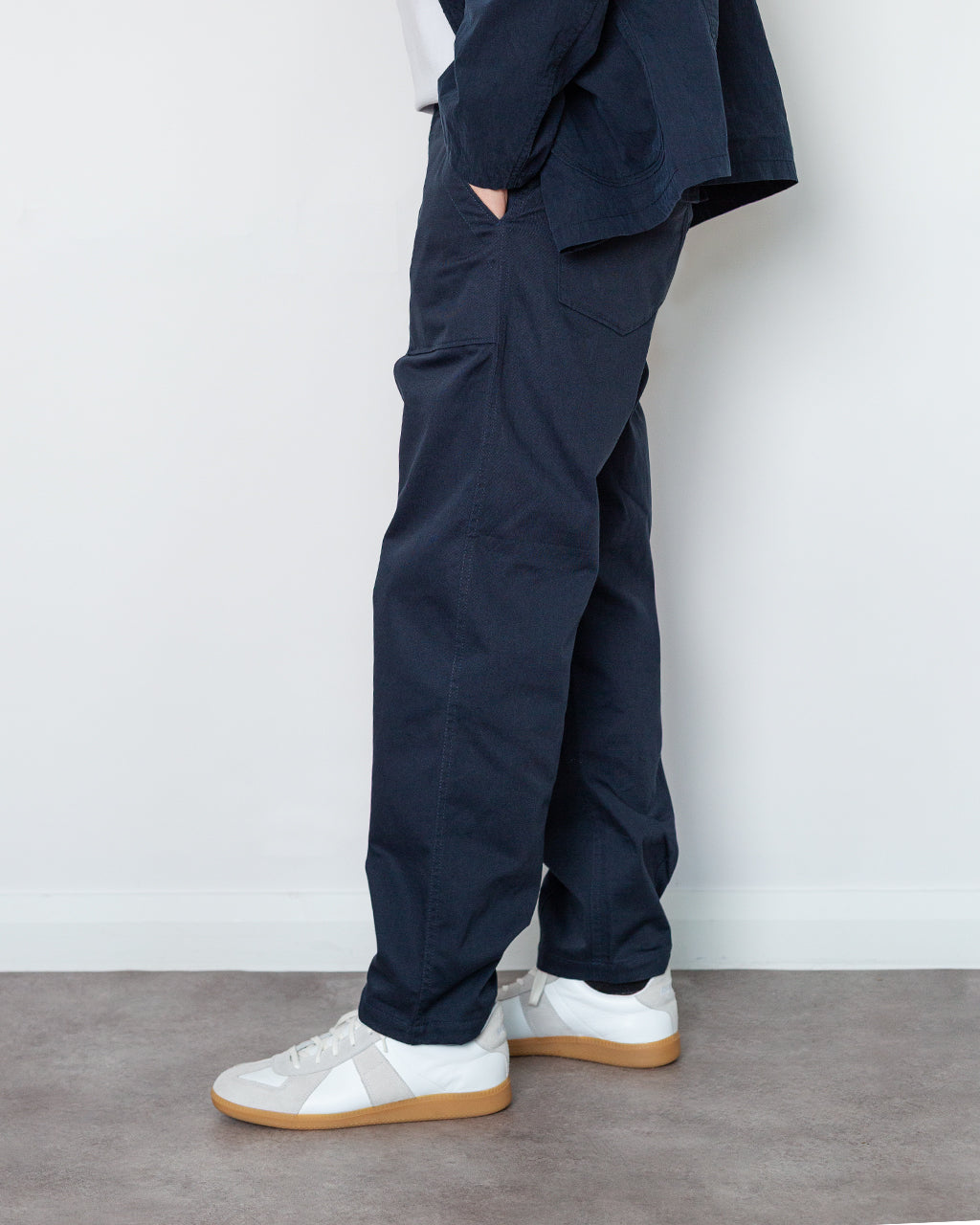 Fatigue Pant - Navy | Universal Works | Peggs & son.