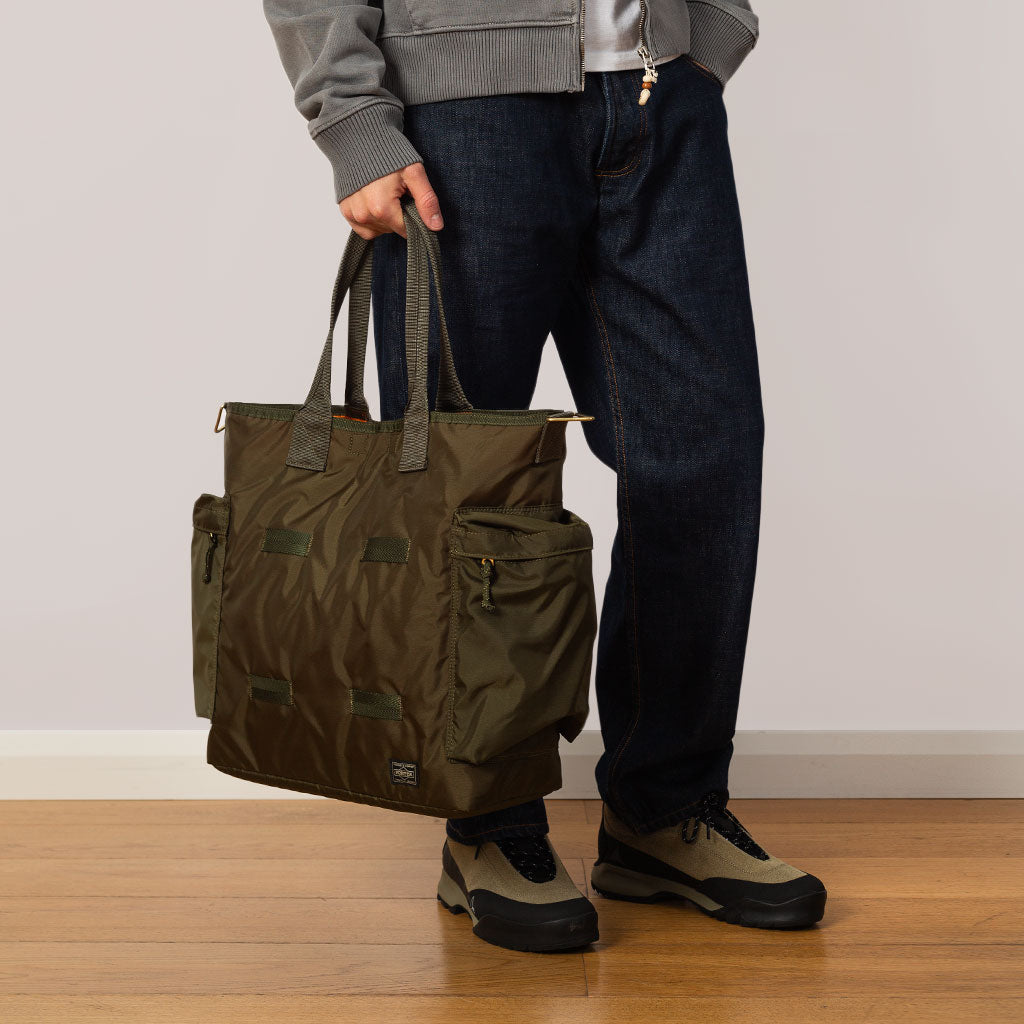 Force 2-Way Tote Bag - Olive