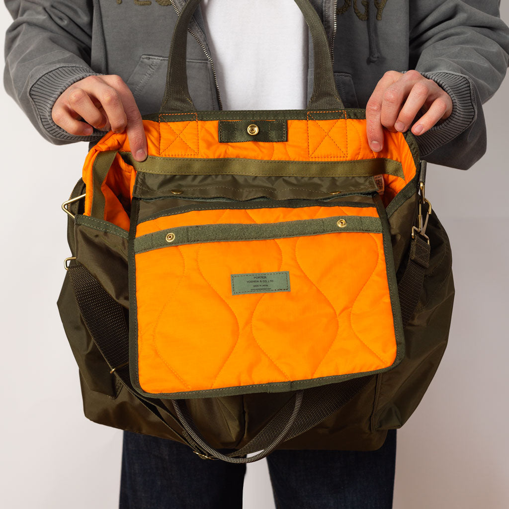 Force 2-Way Tote Bag - Olive