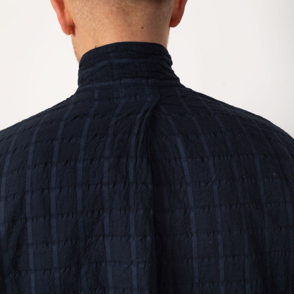 Flipped Collar Shirt - Hadal Blue