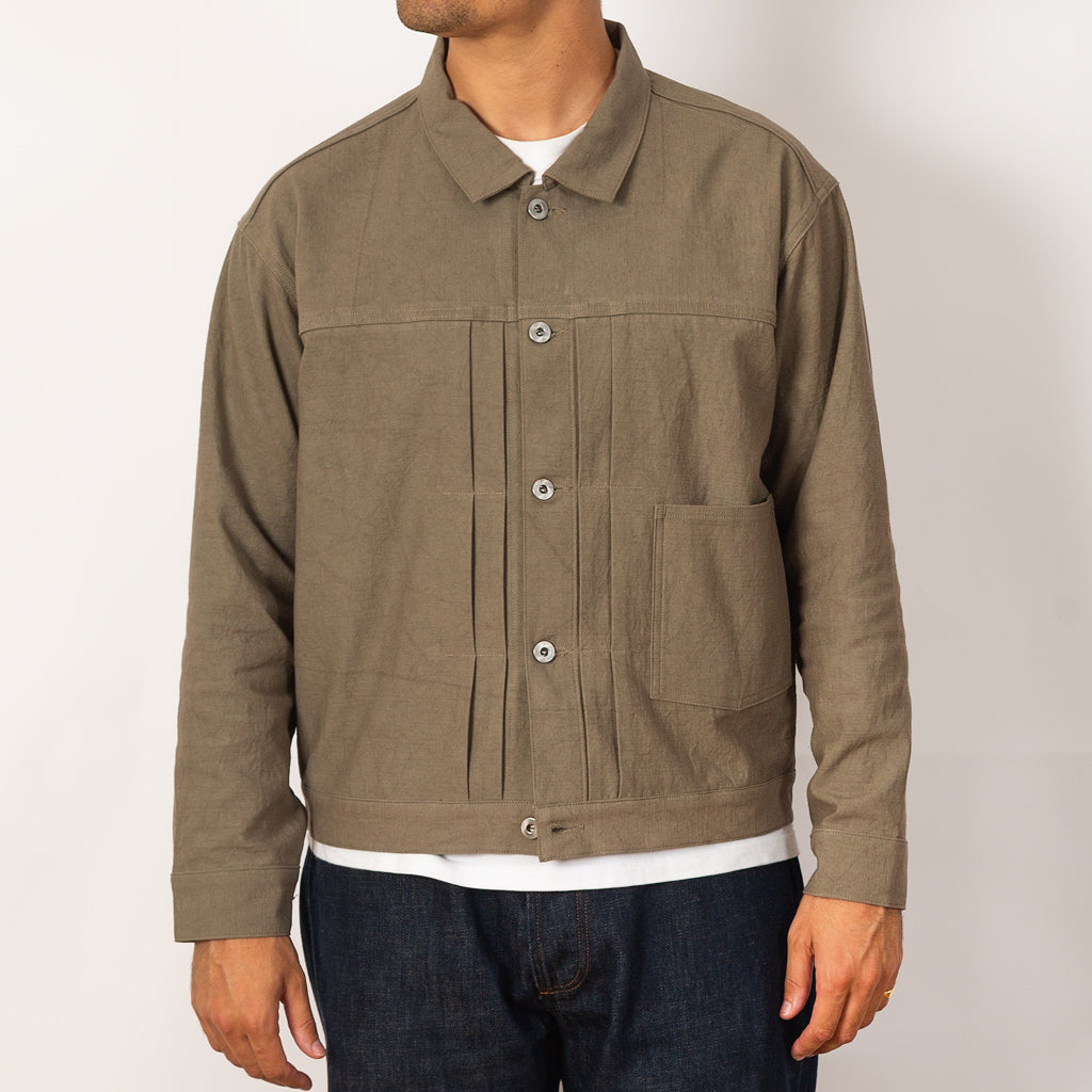 Buckle Backed Jacket - Beige