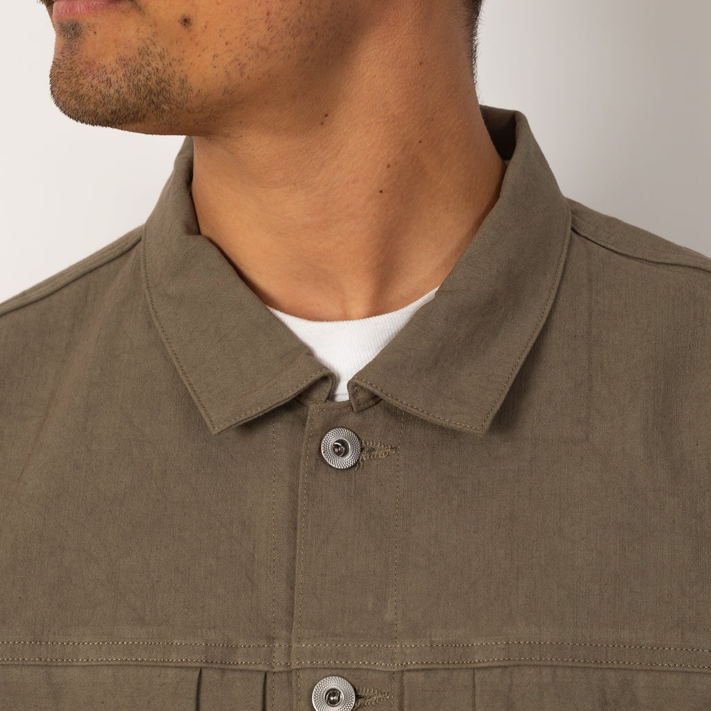 Buckle Backed Jacket - Beige