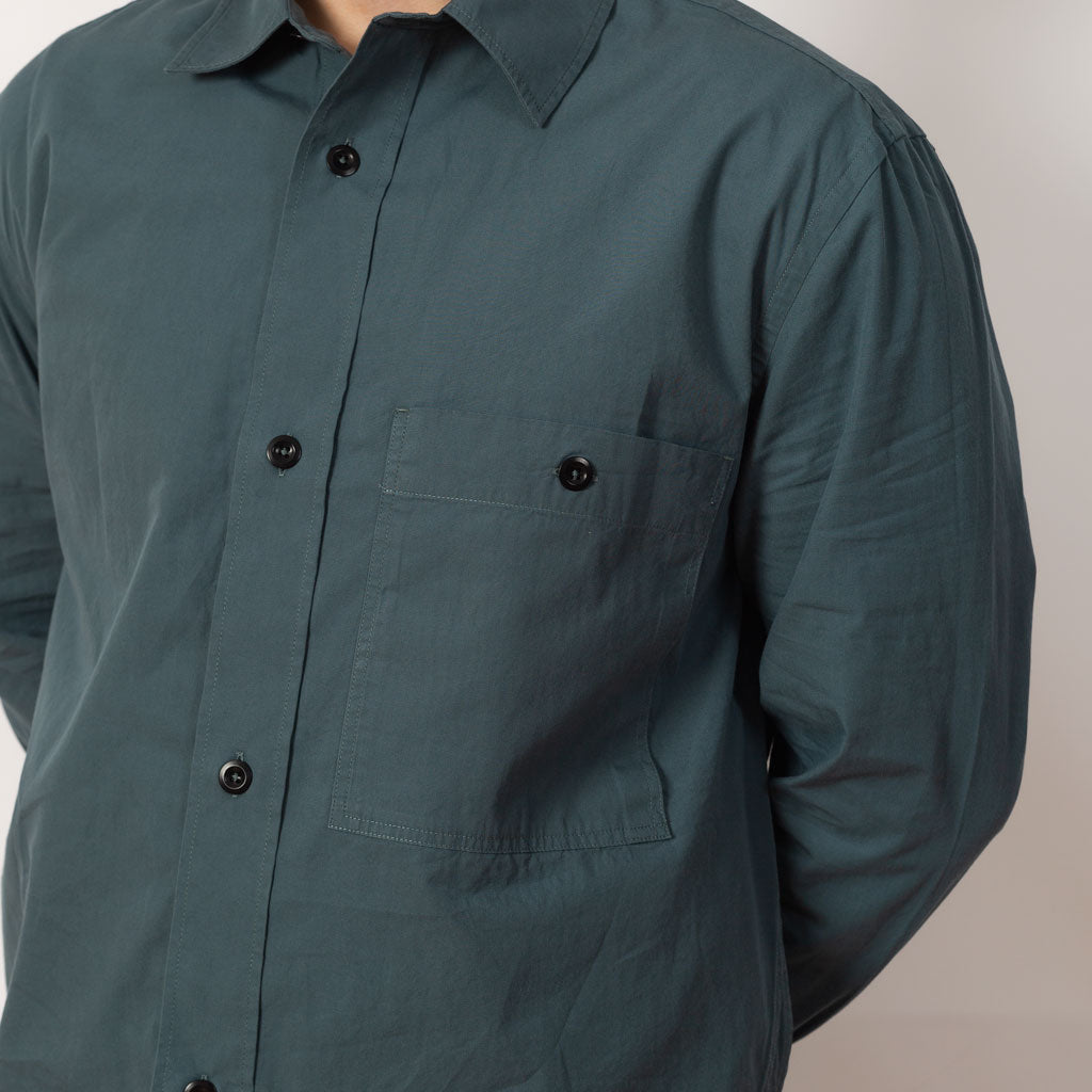 Coverall Shirt - Mineral Blue
