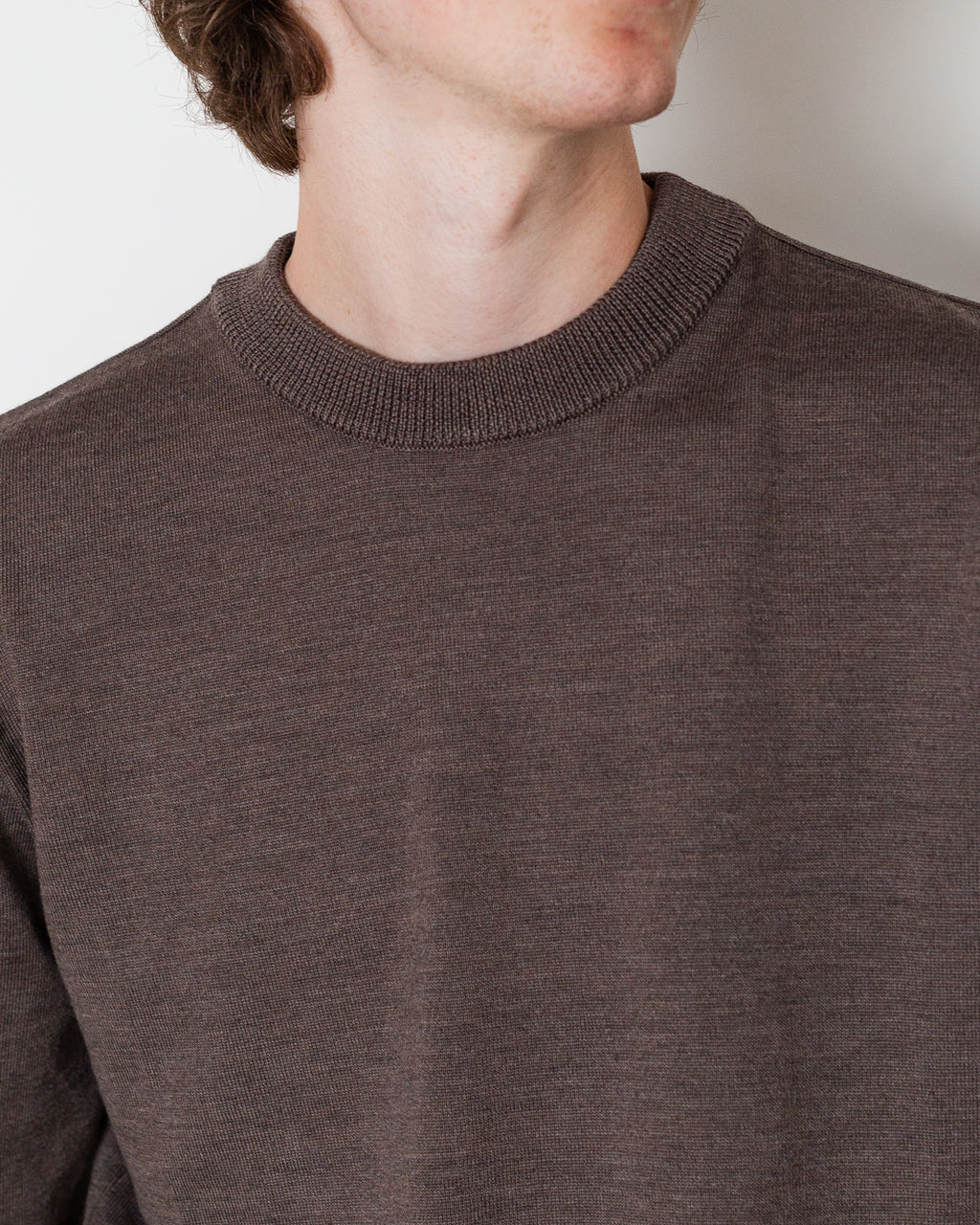 Solo Crewneck - Terra Magma Brown