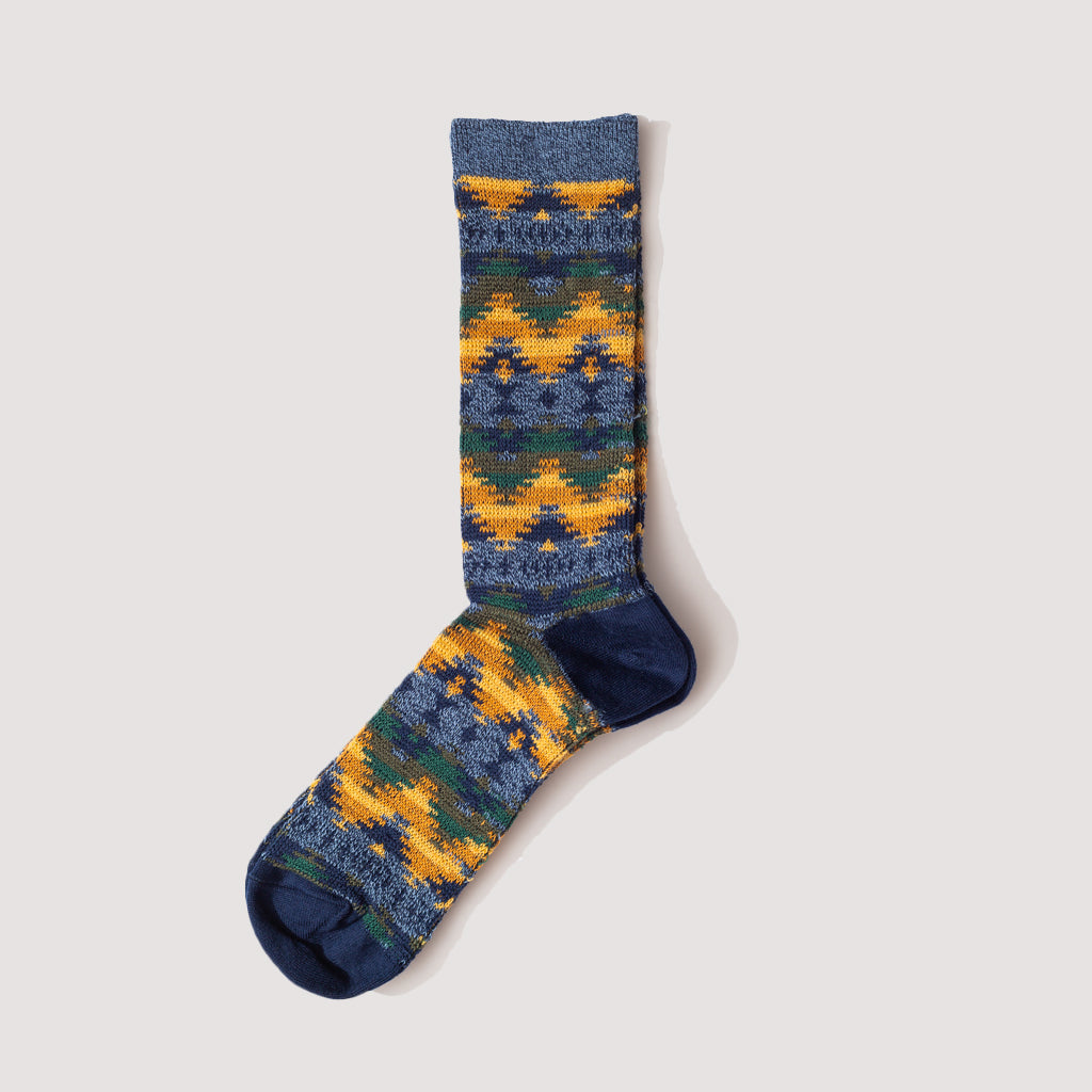 Wigwam JQ Crew Sock - Navy