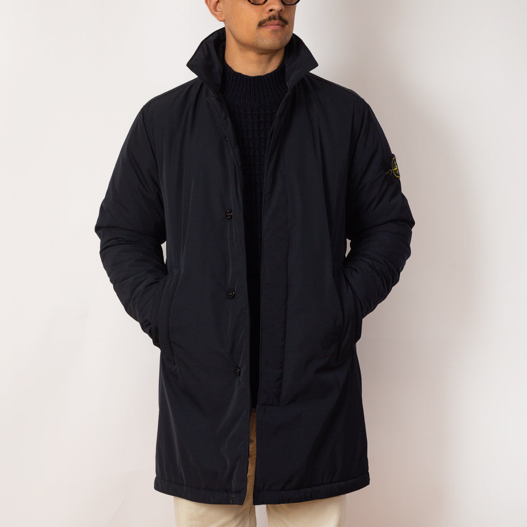 Micro Twill Mac - Navy | Stone Island | Peggs & son