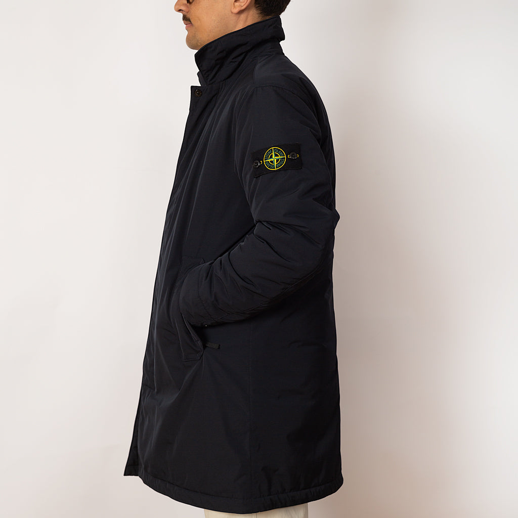 Micro Twill Mac - Navy | Stone Island | Peggs & son
