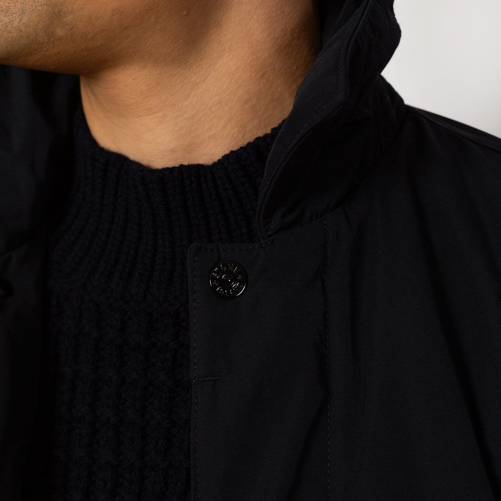Micro Twill Mac - Navy | Stone Island | Peggs & son